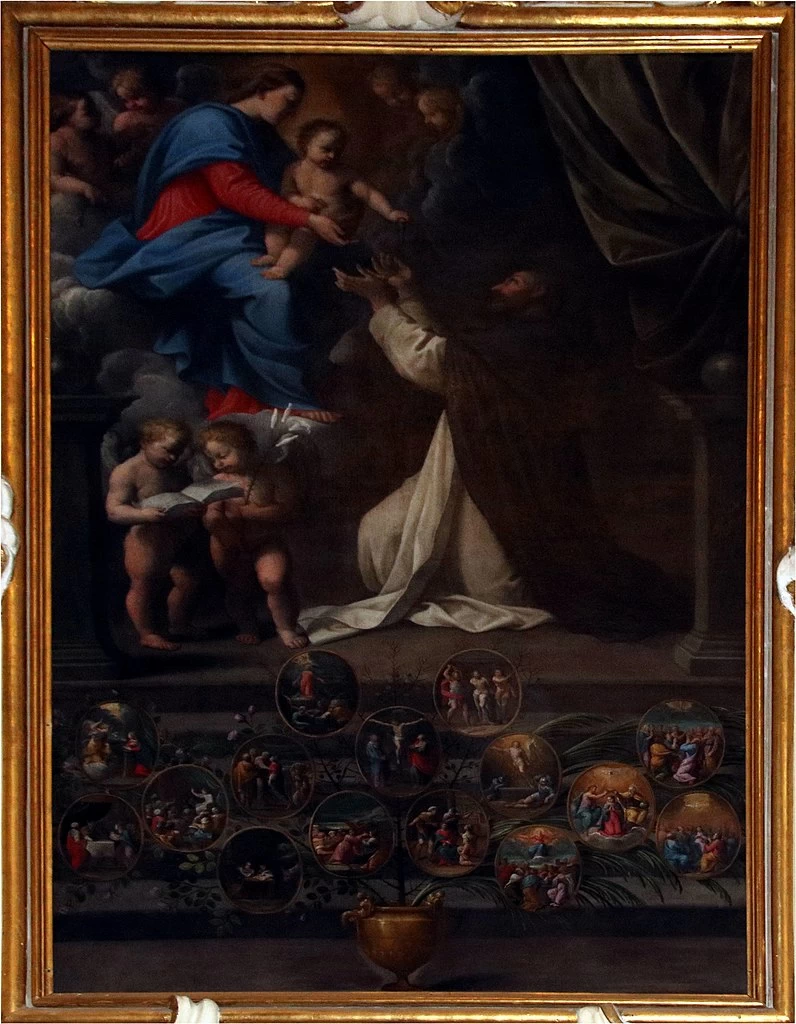  369-Apparizione della Madonna a san Giacinto-Santuario della Madonna di San Luca, Bologna 